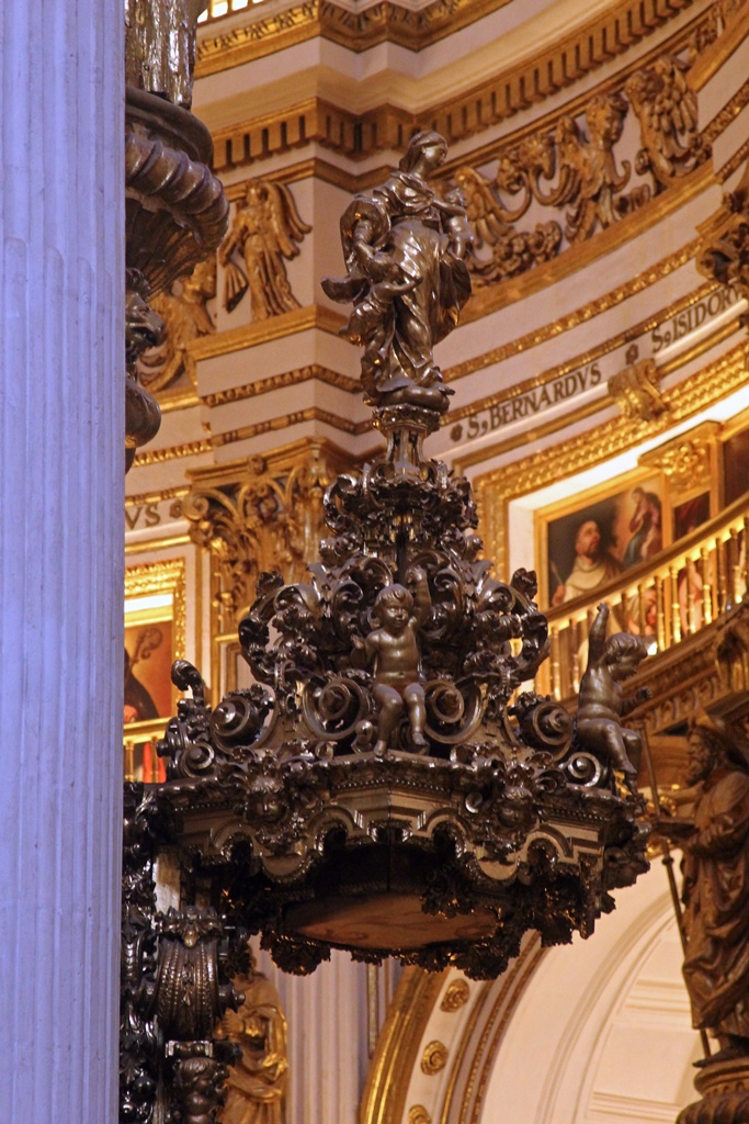 Top of Pulpit (added in 1714)